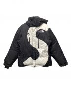 THE NORTH FACE×SUPREMEザ ノース フェイス×シュプリーム）の古着「S Logo Summit Series Himalayan Parka」｜ブラック×ホワイト