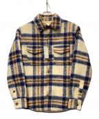 KITHキス）の古着「Sheridan Shirt Jacket」｜ベージュ×ブルー