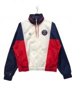 JORDANジョーダン）の古着「PSG NYLON HOODED JKT」｜ネイビー×ホワイト