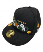 New Era×ドラゴンボールニューエラ×ドラゴンボール）の古着「キャップ NEWERA×ドラゴンボール 59FIFTY」｜ブラック