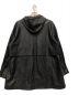 CULLNI (クルニ) Faux Leather Layered half coat ブラック サイズ:2：20000円