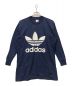 adidas（アディダス）の古着「ロングスリーブカットソー」｜ネイビー