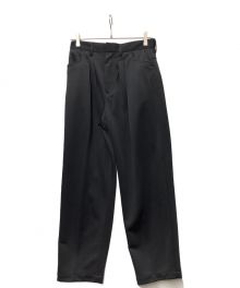 FARAH（ファーラー）の古着「Two Tuck Wide Tapered Pant」｜ブラック