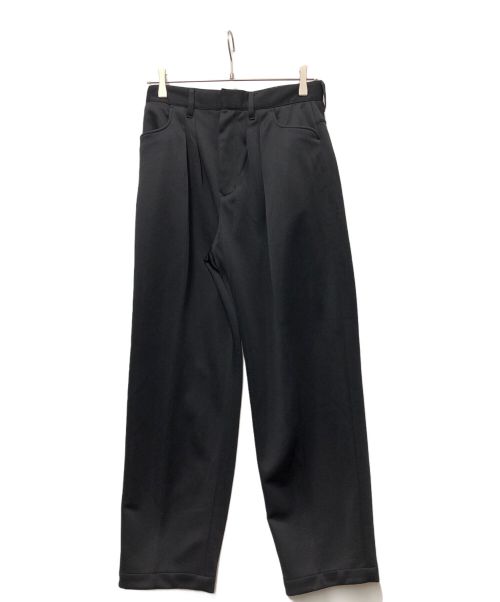 FARAH（ファーラー）FARAH (ファーラー) Two Tuck Wide Tapered Pant ブラック サイズ:30の古着・服飾アイテム