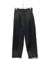 FARAH（ファーラー）の古着「Two Tuck Wide Tapered Pant」｜ブラック