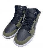 NIKEナイキ）の古着「Air Jordan 1 Mid」｜カーキ×ブラック