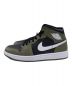 NIKE (ナイキ) Air Jordan 1 Mid カーキ×ブラック サイズ:27cm：12000円