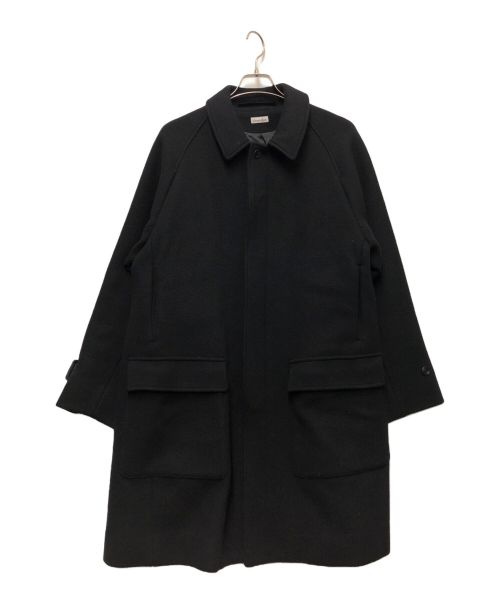 STEVEN ALAN（スティーブンアラン）STEVEN ALAN (スティーブンアラン) MELTON PATCH BAL COLLAR COAT ブラック サイズ:Lの古着・服飾アイテム