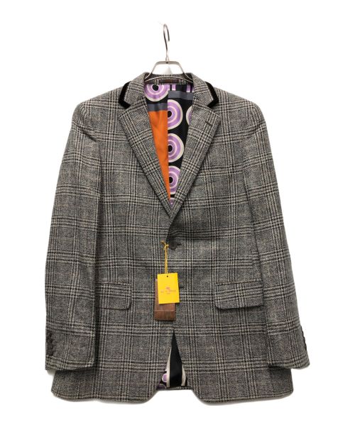 ETRO（エトロ）ETRO (エトロ) ウールテーラードジャケット グレー サイズ:52の古着・服飾アイテム