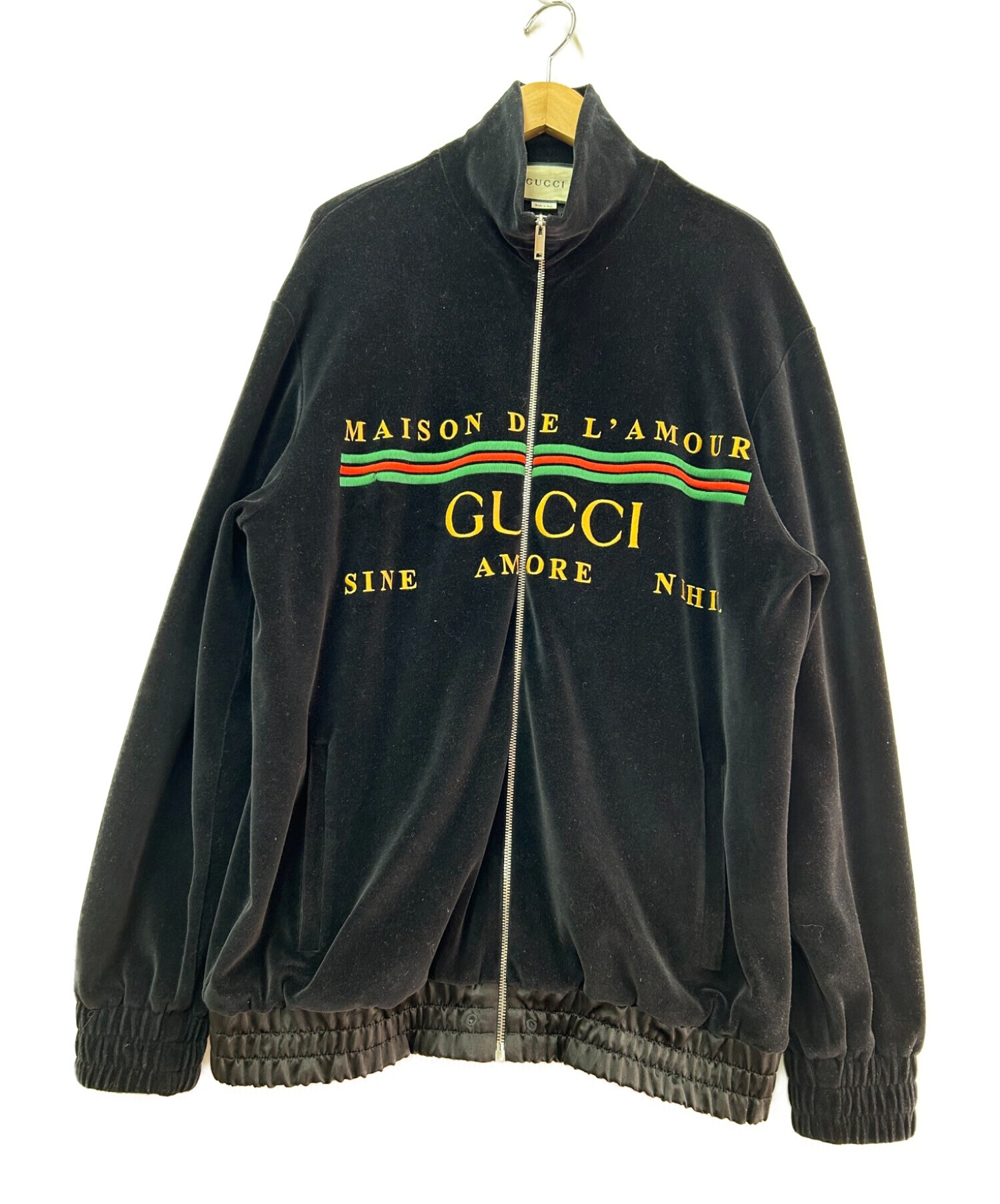 2021高い素材 希少 GUCCI グッチ 20SSモデル シェニールジャケット