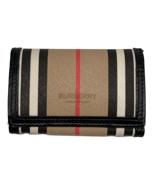 BURBERRY LONDON（バーバリーロンドン）BURBERRY LONDON (バーバリー ロンドン) 3つ折り財布 ベージュ×ブラックの古着・服飾アイテム