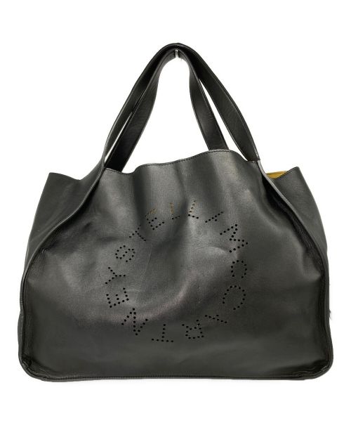 STELLA McCARTNEY（ステラマッカートニー）STELLA McCARTNEY (ステラマッカートニー) Logo Tote Bag ブラックの古着・服飾アイテム