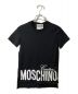 MOSCHINO（モスキーノ）の古着「ロゴプリントTシャツ」｜ブラック