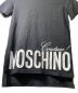 中古・古着 MOSCHINO (モスキーノ) ロゴプリントTシャツ ブラック サイズ:不明：8800円