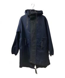 Acne studios（アクネ ストゥディオス）の古着「Tech-twill Fishtail Parka」｜ネイビー