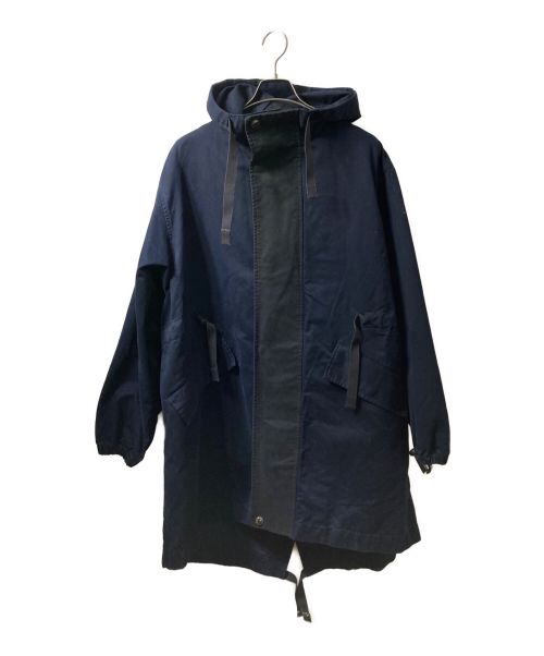 Acne studios（アクネ ストゥディオス）ACNE STUDIOS (アクネストゥディオス) Tech-twill Fishtail Parka ネイビー サイズ:46の古着・服飾アイテム