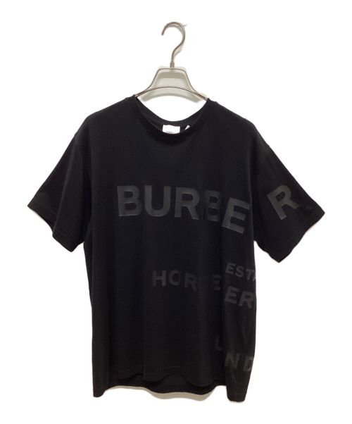 BURBERRY（バーバリー）BURBERRY (バーバリー) ホースフェリーロゴプリント Ｔシャツ ブラック サイズ:Sの古着・服飾アイテム