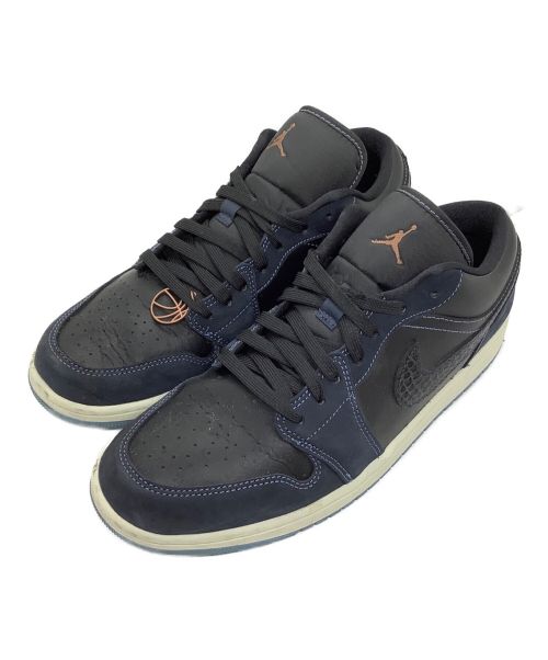 NIKE（ナイキ）NIKE (ナイキ) WMNS AIR JORDAN 1 LOW SE Navy/Black Snakeskin サイズ:US11.5の古着・服飾アイテム