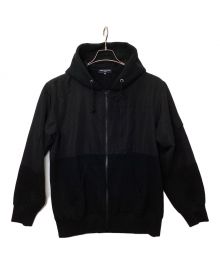 COMME des GARCONS HOMME（コムデギャルソン オム）の古着「ナイロン切替ジップパーカー」｜ブラック