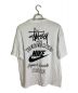 NIKE (ナイキ) stussy (ステューシー) T-Shirt White ホワイト サイズ:L：12000円