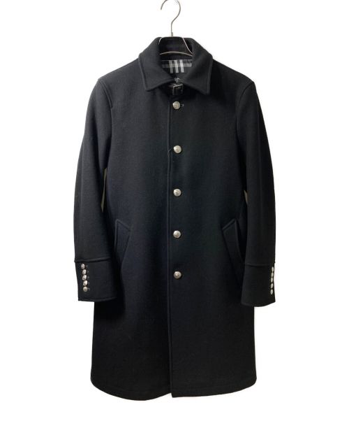 BURBERRY BLACK LABEL（バーバリーブラックレーベル）BURBERRY BLACK LABEL (バーバリーブラックレーベル) マリンコート ブラック サイズ:Mの古着・服飾アイテム