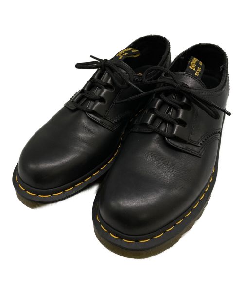 Dr.Martens（ドクターマーチン）Dr.Martens (ドクターマーチン) YOHJI YAMAMOTO (ヨウジヤマモト) 3EYE GIBSON LEATHER SHOES ブラック サイズ:US 9の古着・服飾アイテム