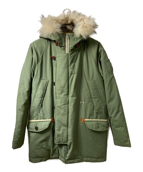 R.NEWBOLD（アールニューボールド）R.NEWBOLD (アールニューボールド) 60/40 N-3B DOWN JACKET グリーン サイズ:Mの古着・服飾アイテム