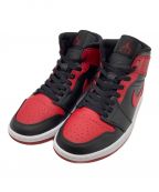 NIKEナイキ）の古着「AIR JORDAN 1 MID」｜ブラック×レッド