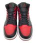 NIKE (ナイキ) AIR JORDAN 1 MID ブラック×レッド サイズ:8：12800円