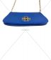 中古・古着 TORY BURCH (トリーバーチ) ブリテンショルダークラッチ ブルー：12800円