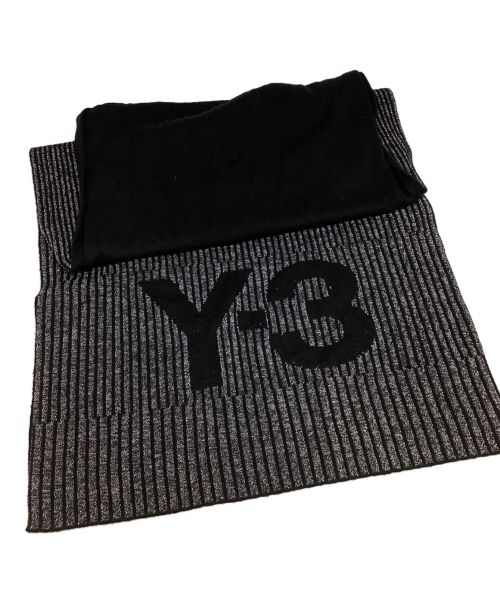 Y-3（ワイスリー）Y-3 (ワイスリー) ストールマフラー ブラックの古着・服飾アイテム