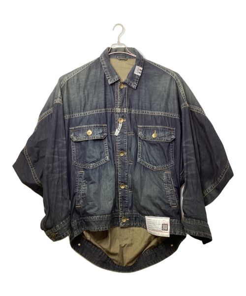 Maison MIHARA YASUHIRO（メゾン ミハラ ヤスヒロ）Maison MIHARA YASUHIRO (メゾン ミハラ ヤスヒロ) HUGE DENIM JACKET インディゴ サイズ:50の古着・服飾アイテム