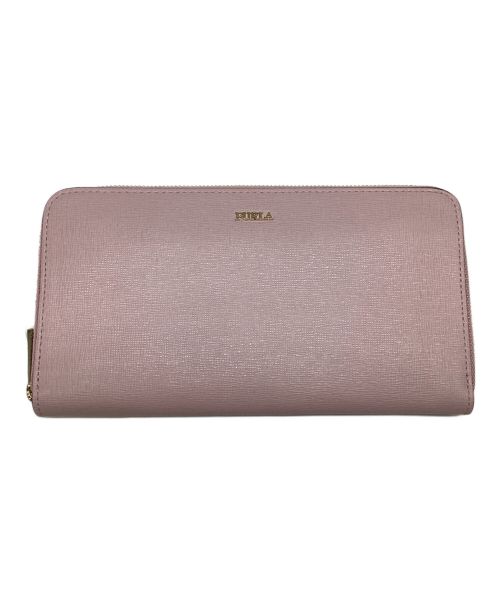 FURLA（フルラ）FURLA (フルラ) ラウンドファスナー財布 ピンクの古着・服飾アイテム