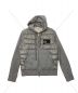 MONCLER（モンクレール）の古着「スウェット切替ダウンパーカー」｜グレー