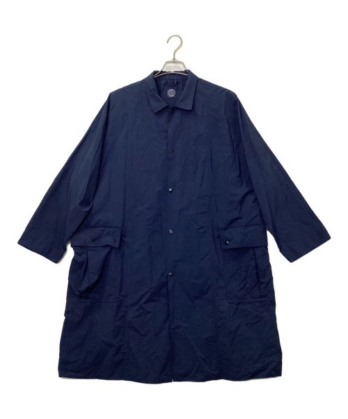 Porter Classic（ポータークラシック）Porter Classic (ポータークラシック) ステンカラーコート ネイビー サイズ:Mの古着・服飾アイテム