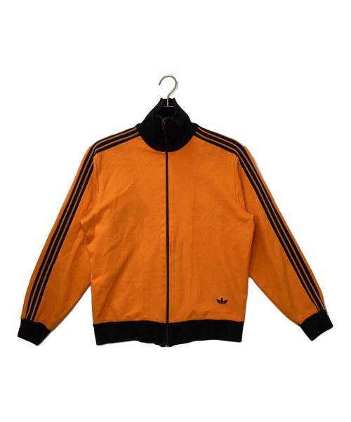 adidas（アディダス）adidas (アディダス) トラックジャケット ヴィンテージ ブラック×オレンジ サイズ:3の古着・服飾アイテム