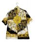 VERSACE (ヴェルサーチ) シルクシャツ ホワイト×ゴールド サイズ:38：35000円