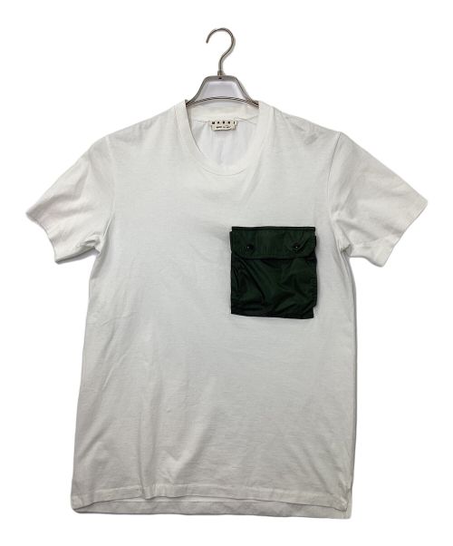 MARNI（マルニ）MARNI (マルニ) ナイロンポケットTシャツ ホワイト サイズ:46の古着・服飾アイテム