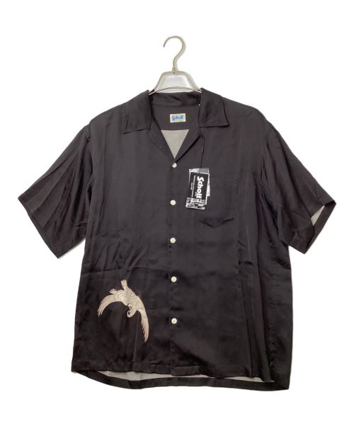 shott（ショット）shott (ショット) オープンカラーシャツ ブラック サイズ:M 未使用品の古着・服飾アイテム