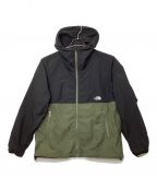 THE NORTH FACEザ ノース フェイス）の古着「マウンテンパーカー」｜グリーン×ブラック