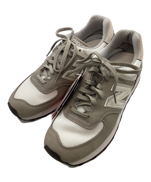 NEW BALANCE（ニューバランス）NEW BALANCE (ニューバランス) スニーカー ベージュ×ホワイト サイズ:27.5 未使用品の古着・服飾アイテム