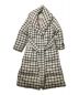 Her lip to（ハーリップトゥ）の古着「Loop Yarn Tweed Belted Down Coat white」｜ホワイト×ブラック