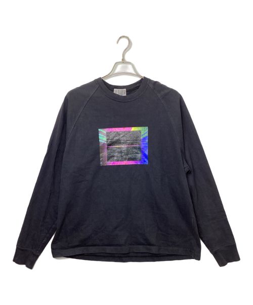 C.E（シーイー キャブエンプト）C.E (シーイー キャブエンプト) OVERDYE RAGLAN HEAVY LONG SLEEVE T ブラック サイズ:Lの古着・服飾アイテム