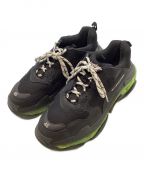 BALENCIAGAバレンシアガ）の古着「TRIPLE S CLEAR SOLE TRAINER」｜ブラック×イエロー