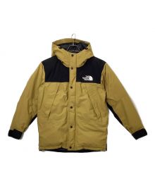 THE NORTH FACE（ザ ノース フェイス）の古着「マウンテンダウンジャケット」｜ベージュ×ブラック