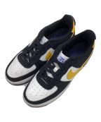 NIKEナイキ）の古着「Air Force 1 Low LV8 GS Athletic Club Black/White/Yellow」｜ホワイト×イエロー