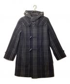 BURBERRY BLUE LABELバーバリーブルーレーベル）の古着「ダッフルコート」｜ブラック×グレー