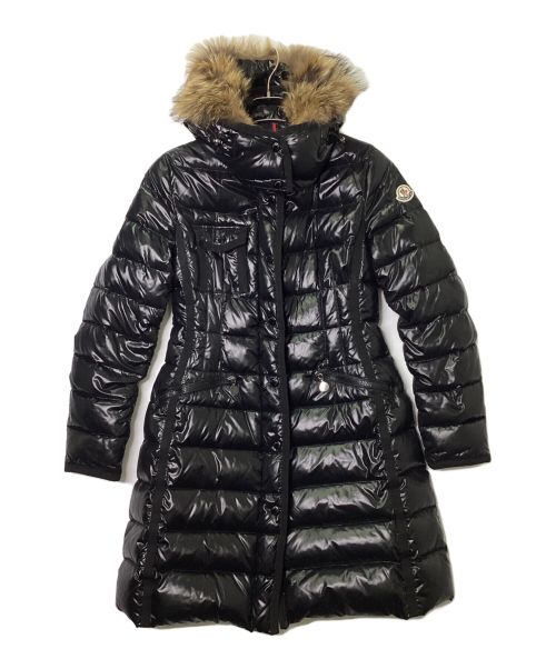 MONCLER（モンクレール）MONCLER (モンクレール) HERMIFURダウンコート ブラック サイズ:1の古着・服飾アイテム