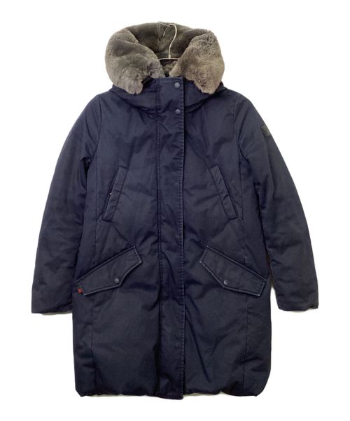 WOOLRICH（ウールリッチ）WOOLRICH (ウールリッチ) ラビットファーダウンコート ネイビー サイズ:XSの古着・服飾アイテム