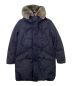 WOOLRICH（ウールリッチ）の古着「ラビットファーダウンコート」｜ネイビー